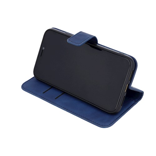 SKLO + PUZDRO 2v1 pre Xiaomi Redmi 12C - Knižkové puzdro Velvet modré