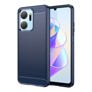 Silikónový kryt pre Honor X7a - CARBON modrý