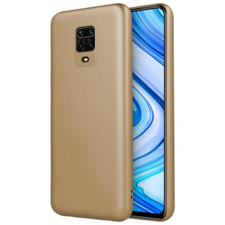 Silikónový kryt pre Xiaomi Redmi Note 9 Pro / Note 9s  - Metallic zlatý
