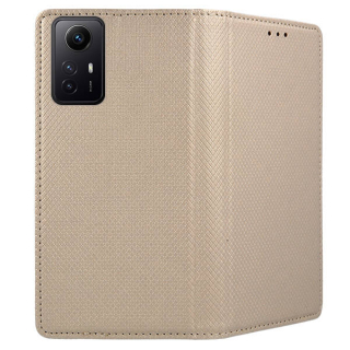 Knižkové puzdro na Xiaomi Redmi Note 12S - SMART MAGNET zlaté