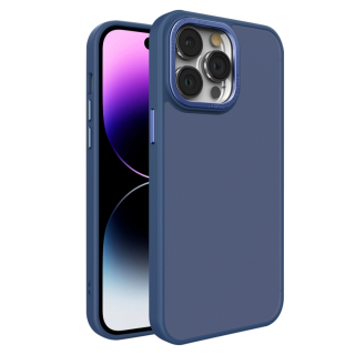 Zadný ochranný kryt pre iPhone 15 Plus - TPU EDGE modrý