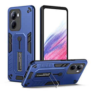 Zadný ochranný kryt pre Realme 10 - Tvrdený LOOP HOLDER modrý