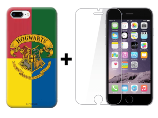 SKLO + PUZDRO 2v1 pre IPHONE 7, 8 PLUS - Harry Potter 038