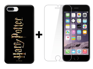 SKLO + PUZDRO 2v1 pre IPHONE 7, 8 PLUS - Harry Potter 039