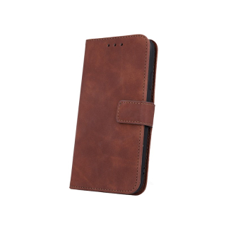 Knižkové puzdro na Xiaomi Redmi Note 12S - VELVET hnedé