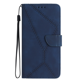 Knižkové puzdro pre Samsung Galaxy S23 5G - STITCHING modré