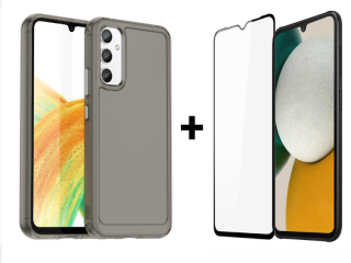 SKLO + PUZDRO 2v1 pre Samsung Galaxy A34 5G - Silikónové CANDY dynamic