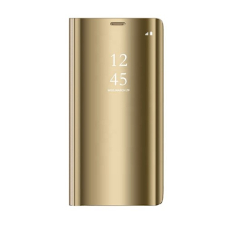Púzdro Clear View na Huawei P40 Lite zlaté