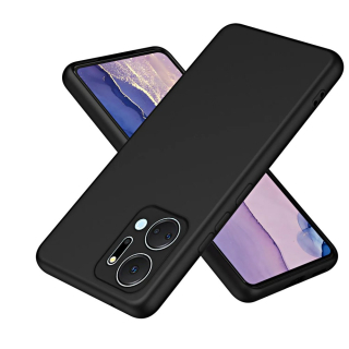 Zadný kryt pre Honor X7a - Silikónový čierny