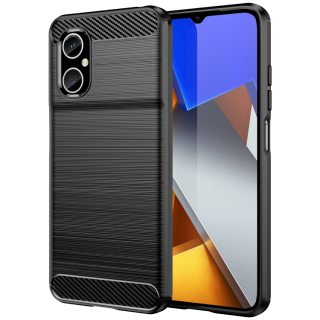 Zadný kryt pre Xiaomi Poco M4 5G - CARBON čierny