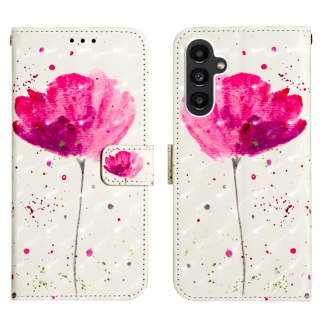 Knižkové puzdro pre Samsung Galaxy S23 FE - INK FLOWER