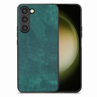 Zadný kryt pre Samsung Galaxy S23 FE - LEATHER zelený
