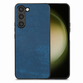 Zadný kryt pre Samsung Galaxy S23 FE - LEATHER modrý