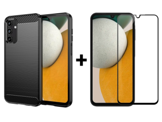 SKLO + KRYT 2v1 pre Samsung Galaxy A15 / A15 5G - CARBON čierny