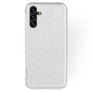 Zadný kryt pre Samsung Galaxy A35 5G - Silikónový GLITTER strieborný