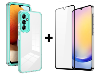 SKLO + KRYT 2v1 pre Samsung Galaxy A25 5G - Zadný FRAME zelený