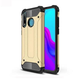 HYBRID Tvrdený Zadný kryt pre Huawei P30 Lite - zlatý