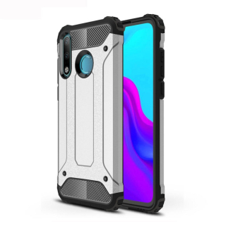 HYBRID Tvrdený Zadný kryt pre Huawei P30 Lite - sivý