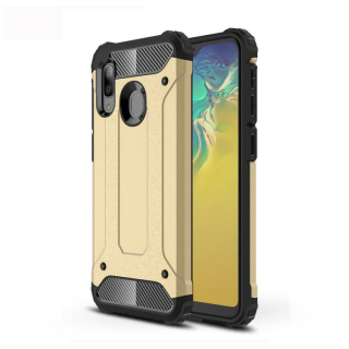 HYBRID Tvrdený Zadný kryt pre Samsung Galaxy A20e - zlatý