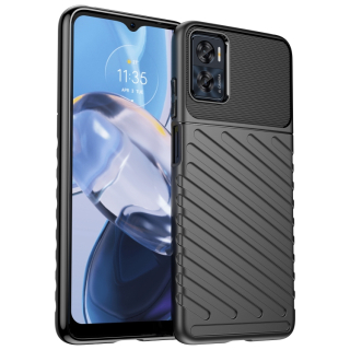 Tvrdený kryt pre Motorola Moto E22 / E22i - Thunder čierny