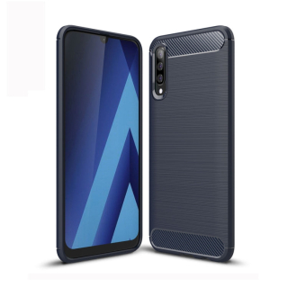 CARBON Zadný obal pre Samsung Galaxy A50 - modrý