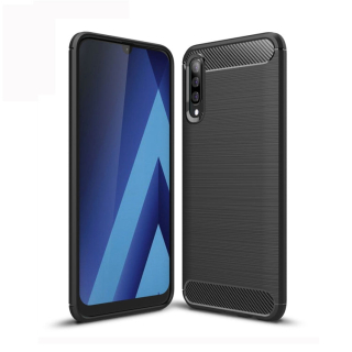 CARBON Zadný obal pre Samsung Galaxy A50 - čierny