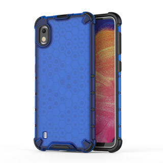 HONEYCOMB Tvrdený kryt pre Samsung Galaxy A10 - modrý