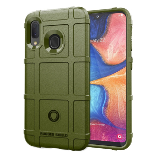 RUGGED Zadný kryt pre Samsung Galaxy A20e - zelený