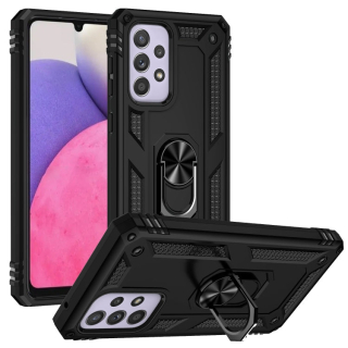 RING ARMOR Tvrdený kryt pre Samsung Galaxy A33 5G - čierny