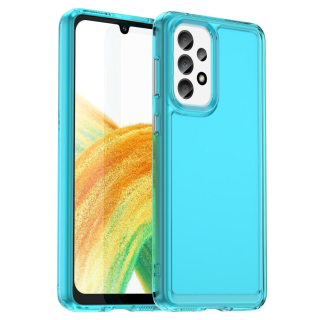 CANDY Zadný obal pre Samsung Galaxy A33 5G - modrý