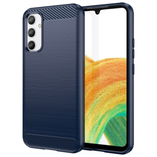 CARBON Zadný obal pre Samsung Galaxy A34 5G - modrý