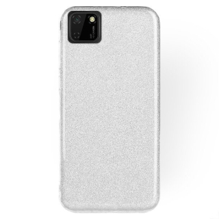 Silikonový kryt pre Huawei Y5P Glitter strieborný