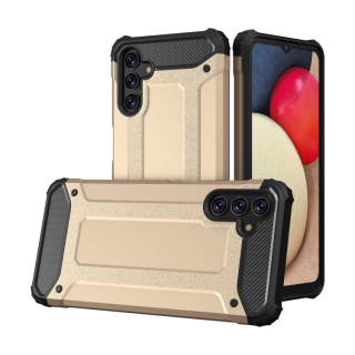 HYBRID Tvrdený Zadný kryt pre Samsung Galaxy A13 4G - zlatý
