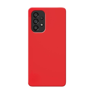 MATT Silikónový Zadný kryt pre Samsung Galaxy A53 5G - červený