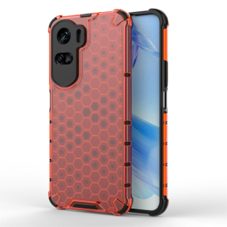 HONEYCOMB Tvrdený kryt pre Honor 90 Lite 5G - červený