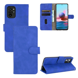 SOLID Knižkové puzdro pre Xiaomi Redmi Note 10 / Note 10S - modré