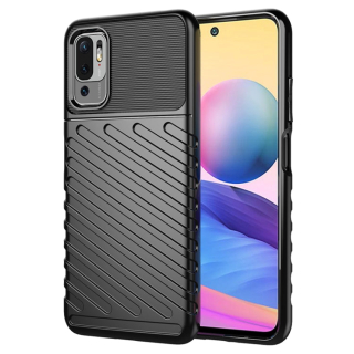 THUNDER Ochranný kryt pre Xiaomi Redmi Note 10 5G - čierny