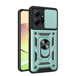 SLIDING ARMOR Tvrdený kryt pre Xiaomi Redmi Note 12 4G - zelený