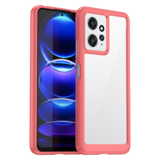 ACRYLIC Zadný kryt pre Xiaomi Redmi Note 12 4G - červený