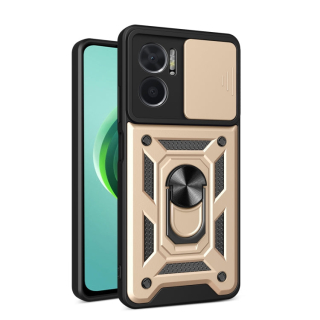 SLIDING ARMOR Tvrdený kryt pre Xiaomi Redmi 10 5G - zlatý