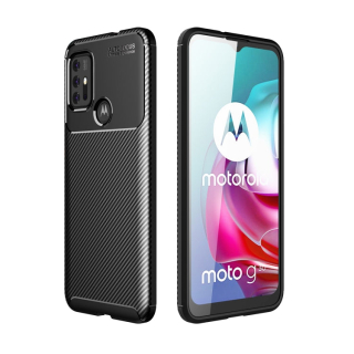 FOCUS Zadný obal pre Motorola Moto G10 / G20 / G30 - čierny