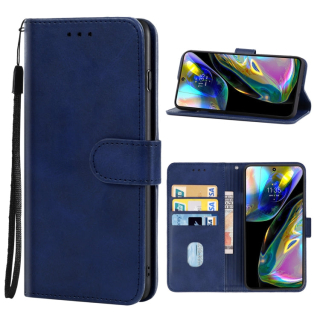 SOLID Knižkové puzdro pre Motorola Moto G52 / G82 5G - modré