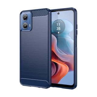 CARBON Zadný obal pre Motorola Moto G34 5G - modrý