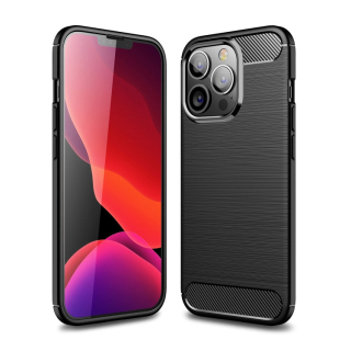 CARBON Zadný obal pre Apple iPhone 13 Pro Max - čierny