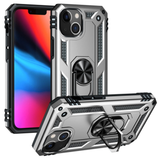 RING ARMOR Tvrdený kryt pre Apple iPhone 13 mini - sivý