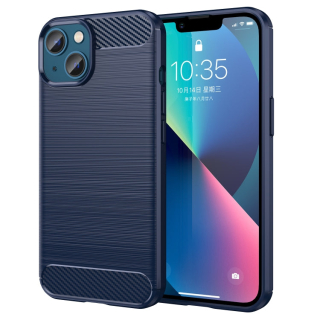 CARBON Zadný obal pre Apple iPhone 14 Plus - modrý