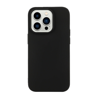 MATT Silikónový obal pre Apple iPhone 14 Pro - čierny