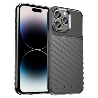 THUNDER Ochranný kryt pre Apple iPhone 14 Pro Max - čierny
