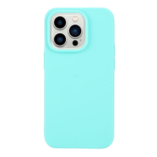 MATT Silikónový obal pre Apple iPhone 14 Pro Max - mentolový