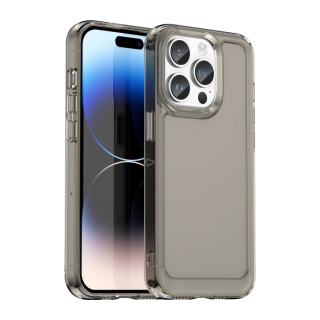 CANDY Zadný obal pre Apple iPhone 15 Pro - sivý